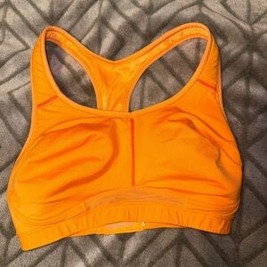 Athleta Bright Orange Sports Bra